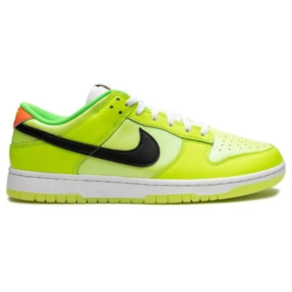 NIKE / Dunk Low SE / Men / Glow in the Dark / Green Neon / Sneakers / Size US 9. - Picture 1 of 8